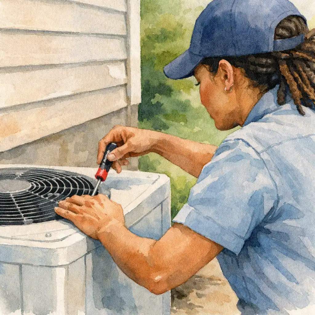 HVAC social media content